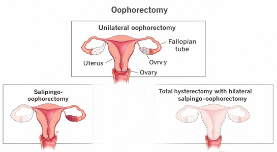  Ovarian (Benign) Cystectomy / Oophorectomy